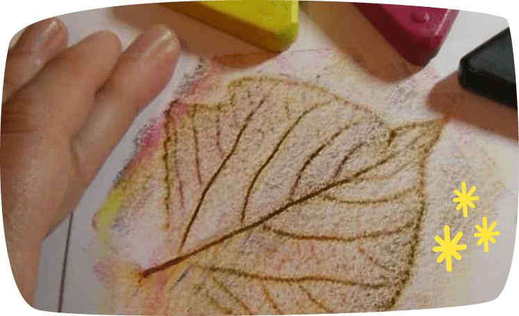drawing autumn leaves