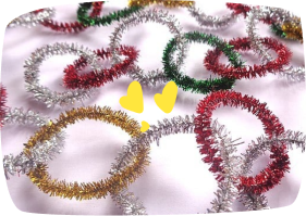 girlanda z drucików kreatywnych