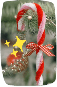 laseczka cukrowa z drucików kreatywnych